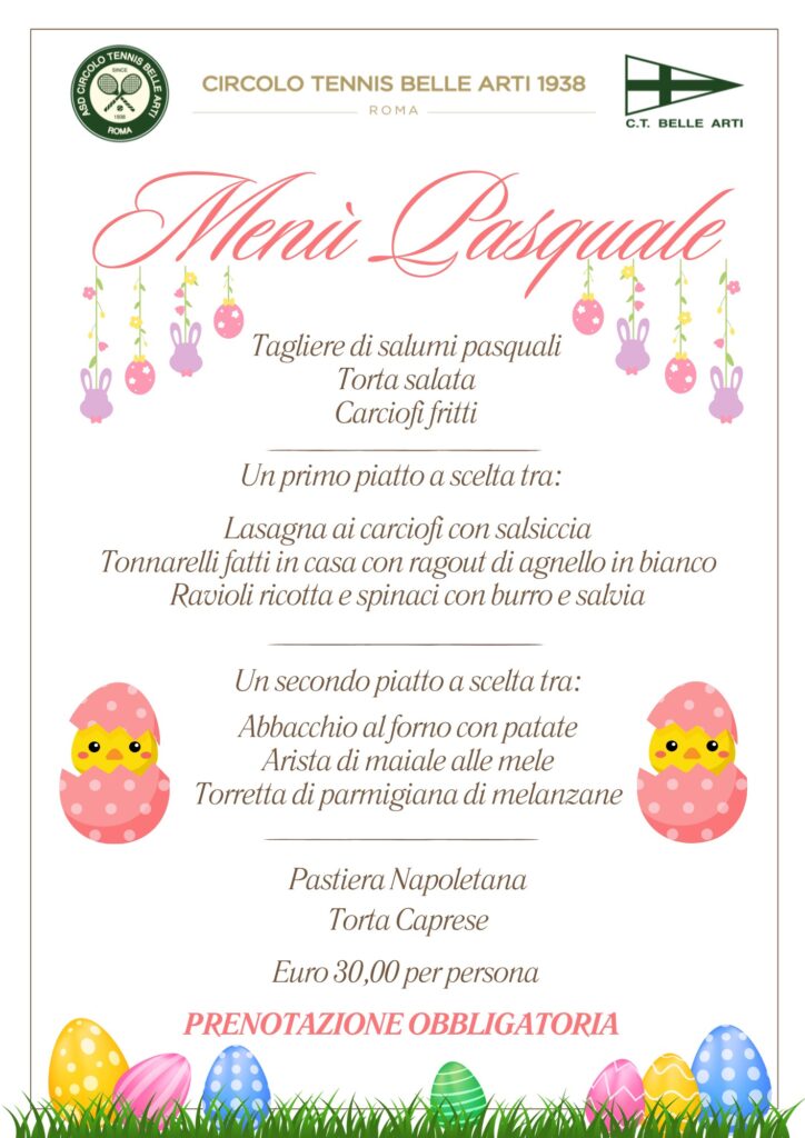 Menù di Pasqua