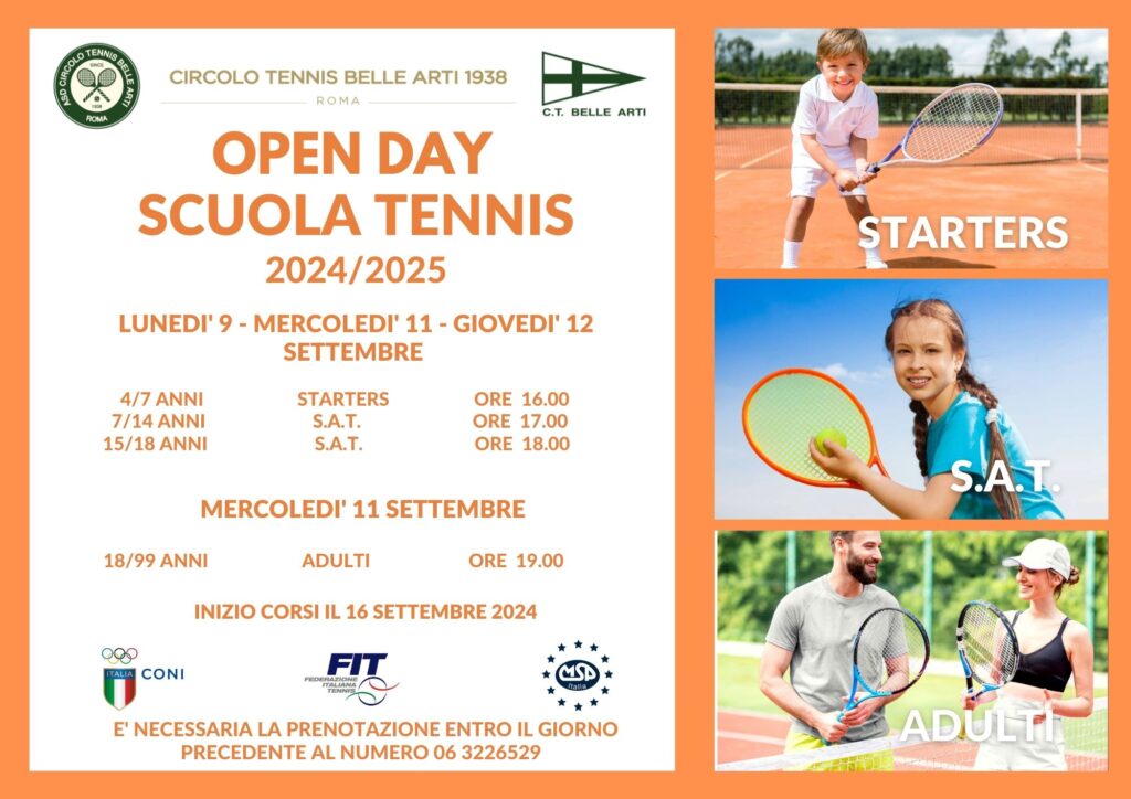 OPEN DAY TENNIS 2024